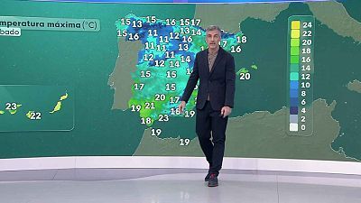 Chubascos fuertes en el oeste de Galicia que pueden ocasionar acumulados significativos