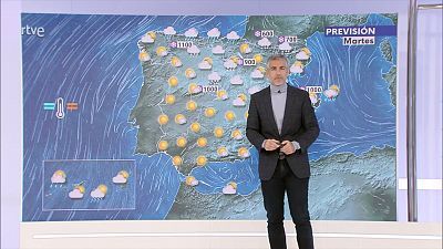 Chubascos localmente fuertes en litorales de Barcelona y en Mallorca