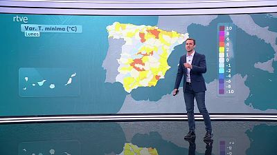 Chubascos y/o tormentas fuertes en zonas del interior nordeste