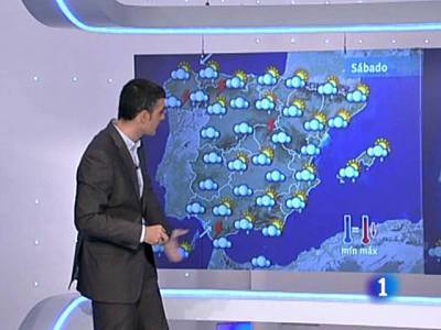 Chubascos y tormentas en Extremadura, Centro y Meseta sur y Andalucía