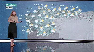 Chubascos y tormentas localmente fuertes en amplias zonas de la mitad norte peninsular, sur del Sistema Ibérico y en Mallorca