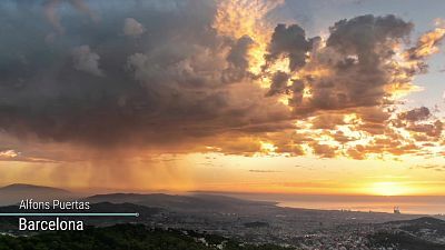 Chubascos y tormentas localmente fuertes en áreas de la mitad norte, zona centro y sierras del sureste peninsular