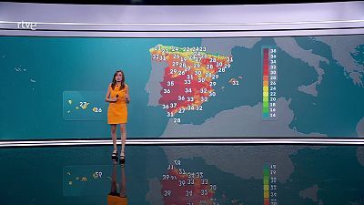 Chubascos y tormentas localmente fuertes en el este de Cataluña a primeras horas