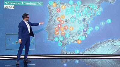 Chubascos y tormentas localmente fuertes en el Pirineo oriental. Viento con rachas muy fuertes en el sur de Tarragona y norte de Castellón