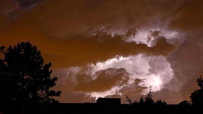 Chubascos y tormentas localmente fuertes en el Sistema Ibérico