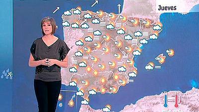 Cielo nuboso y sin lluvias en el noroeste, nieblas en el interior y el Mediterráneo
