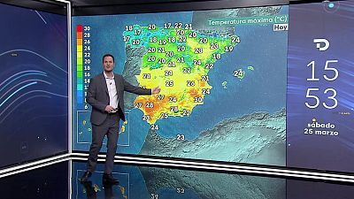 Cielos nubosos y precipitaciones débiles en Galicia y el oeste de Asturias