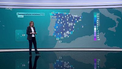 Cielos nubosos y precipitaciones en general débiles en la mitad norte