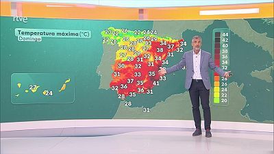 Descenso casi generalizado de las temperaturas máximas que, no obstante, se mantendrán elevadas