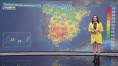 Descenso de las temperaturas máximas en el Cantábrico, norte de Galicia y Canarias