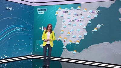 Descenso de las temperaturas máximas en el suroeste peninsular y puntos del Levante
