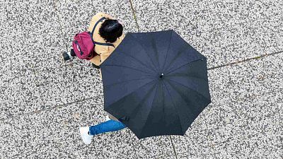 Descenso de temperaturas generalizado y lluvias en el litoral vasco y este de Cataluña