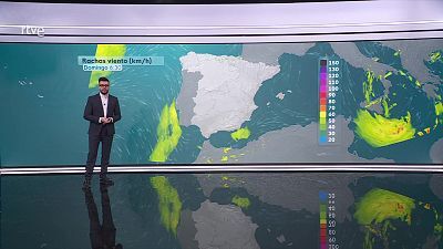 Descenso localmente notable de las temperaturas máximas en la fachada oriental peninsular