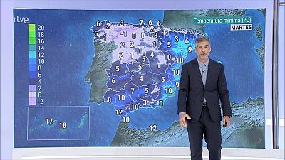 Descenso notable de las temperaturas en la Península