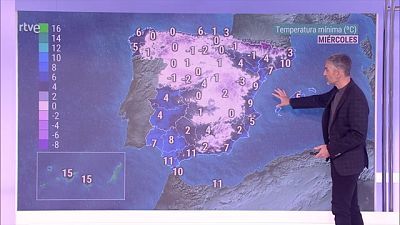 Descenso notable de temperaturas en el tercio sur