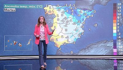 Descenso notable de temperaturas en zonas del cuadrante noreste peninsular.