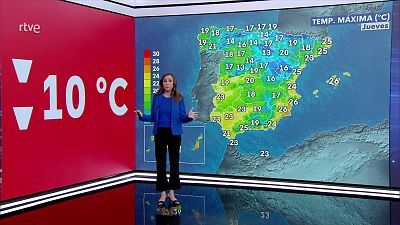 Descenso significativo de las temperaturas en la Península y Baleares