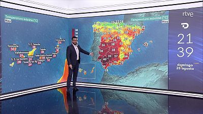 Descensos acusados de las temperaturas en la mitad nordeste peninsular