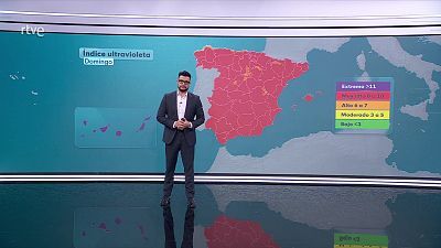 Descensos localmente notables de las máximas en el Cantábrico y Galicia