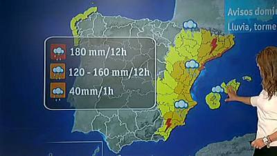 Dieciocho provincias en alerta por lluvias, tormentas y fenómenos costeros