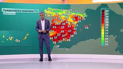 En Canarias cielos nubosos en los nortes con posibilidad de alguna precipitación débil