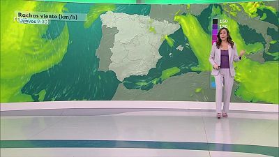 Estabilización en la Península, con predominio de cielos poco nubosos en la mitad sur y cielos nubosos en la norte