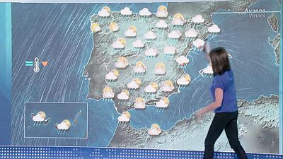 Fuertes lluvias en Andalucía, Valencia, Baleares, Aragón y Cataluña por la llegada de dos borrascas