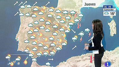 Fuertes lluvias en Cataluña y Baleares