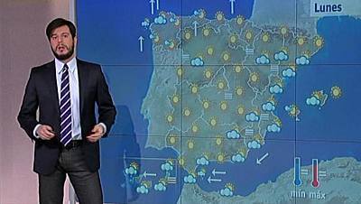 Heladas en la mitad norte mientras llega un frente de lluvias a Galicia