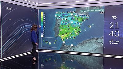 Heladas moderadas en la Cantábrica occidental y Pirineos