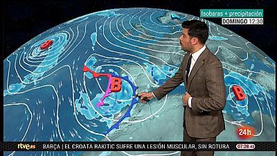 Hoy, lluvias fuertes en Andalucía, Comunidad Valenciana y Cataluña