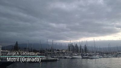 Intervalos de levante fuerte en el Estrecho. Temperaturas elevadas para la época