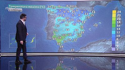 Intervalos de viento fuerte al principio en el área mediterránea.