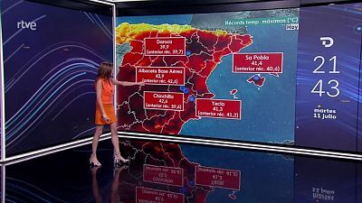 Intervalos de viento fuerte de origen tormentoso en el interior del tercio este peninsular