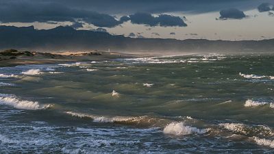 Intervalos de viento fuerte en bajo Ebro