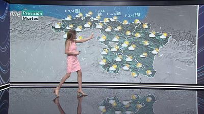 Intervalos de viento fuerte en el litoral oeste de Galicia