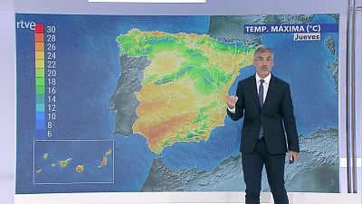 Intervalos de viento fuerte en el norte de Galicia, Cantábrico, Estrecho y a últimas horas en el Pirineo occidental