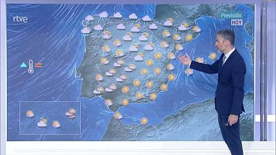 Intervalos de viento fuerte en la costa de Galicia y en Canarias