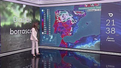 Intervalos de viento fuerte en la costa oeste de Galicia, montañas del extremo norte y del sistema Central y en el litoral andaluz