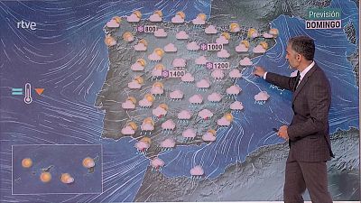 Intervalos de viento fuerte en los litorales de Andalucía, del resto del sureste peninsular y del Cantábrico occidental