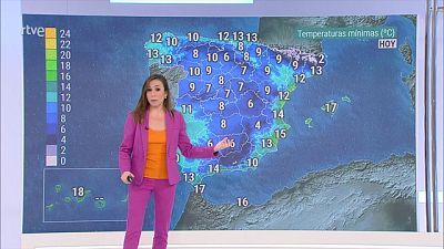 Intervalos de viento fuerte o con rachas muy fuertes en el bajo Ebro y Baleares