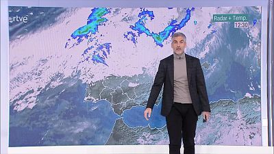 Intervalos de viento fuerte y rachas muy fuertes en Galicia, cordillera Cantábrica e Ibérica