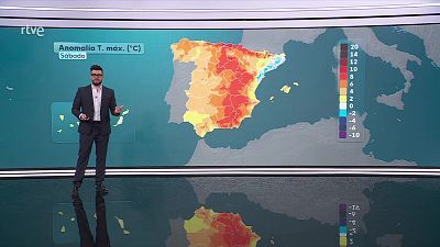 Intervalos de viento fuertes rachas muy fuertes de componente norte en Canarias y de sur en los litorales del oeste de Galicia