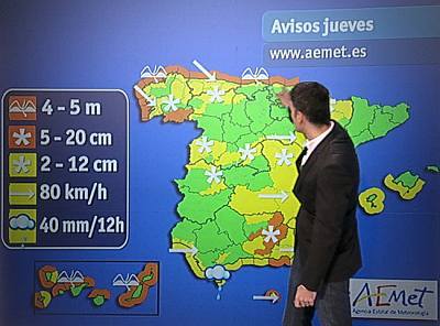 Intervalos de viento muy fuerte en el norte, sudeste y Andalucía