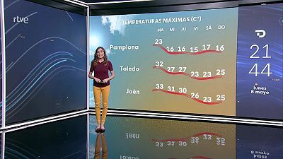 Intervalos nubosos en el extremo norte peninsular, con baja probabilidad de lluvias débiles