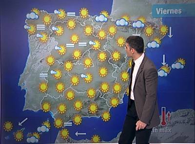Intervalos nubosos en el noreste de Cataluña, Baleares y área del Estrecho