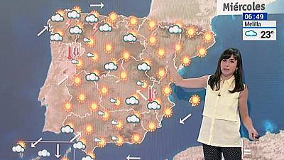 La AEMET preve para este miércoles cielo nuboso con probables tormentas en Galicia, Cantábrico y norte de Castilla y León