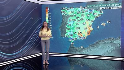 Las máximas ascienden en la Península, más en la mitad nordeste y de forma notable en el Cantábrico