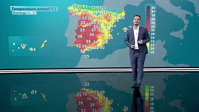 Las temperaturas ascenderán de forma entre ligera y moderada en la mayor parte de la Península