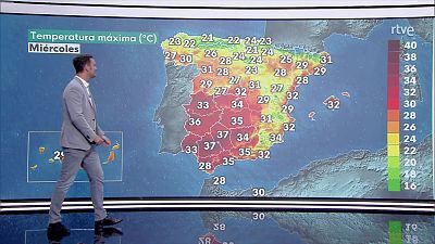 Las temperaturas descenderán de forma casi generalizada, más acusadamente en las máximas